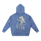 Snow Wash Hand-Frayed Heavyweight  Hoodie