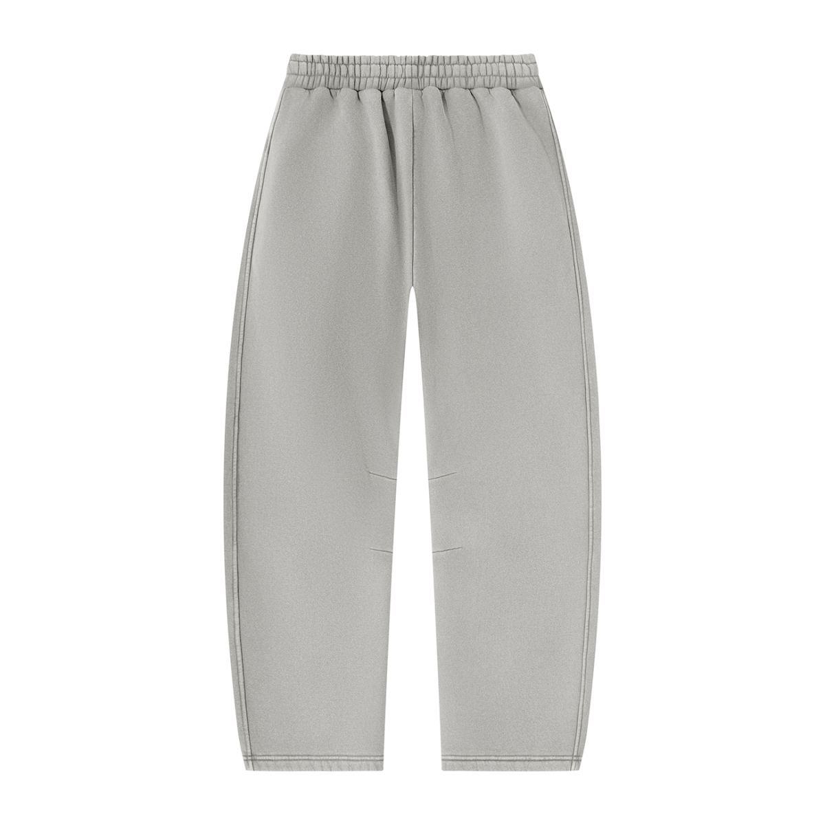 Unisex Vintage Wash Barrel-Leg Fleece Sweatpants
