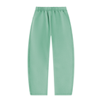 Unisex Vintage Wash Barrel-Leg Fleece Sweatpants