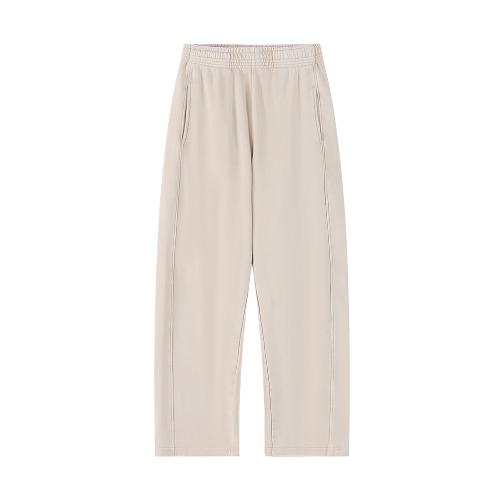 Rechte joggingbroek met ‘mineral wash’-effect