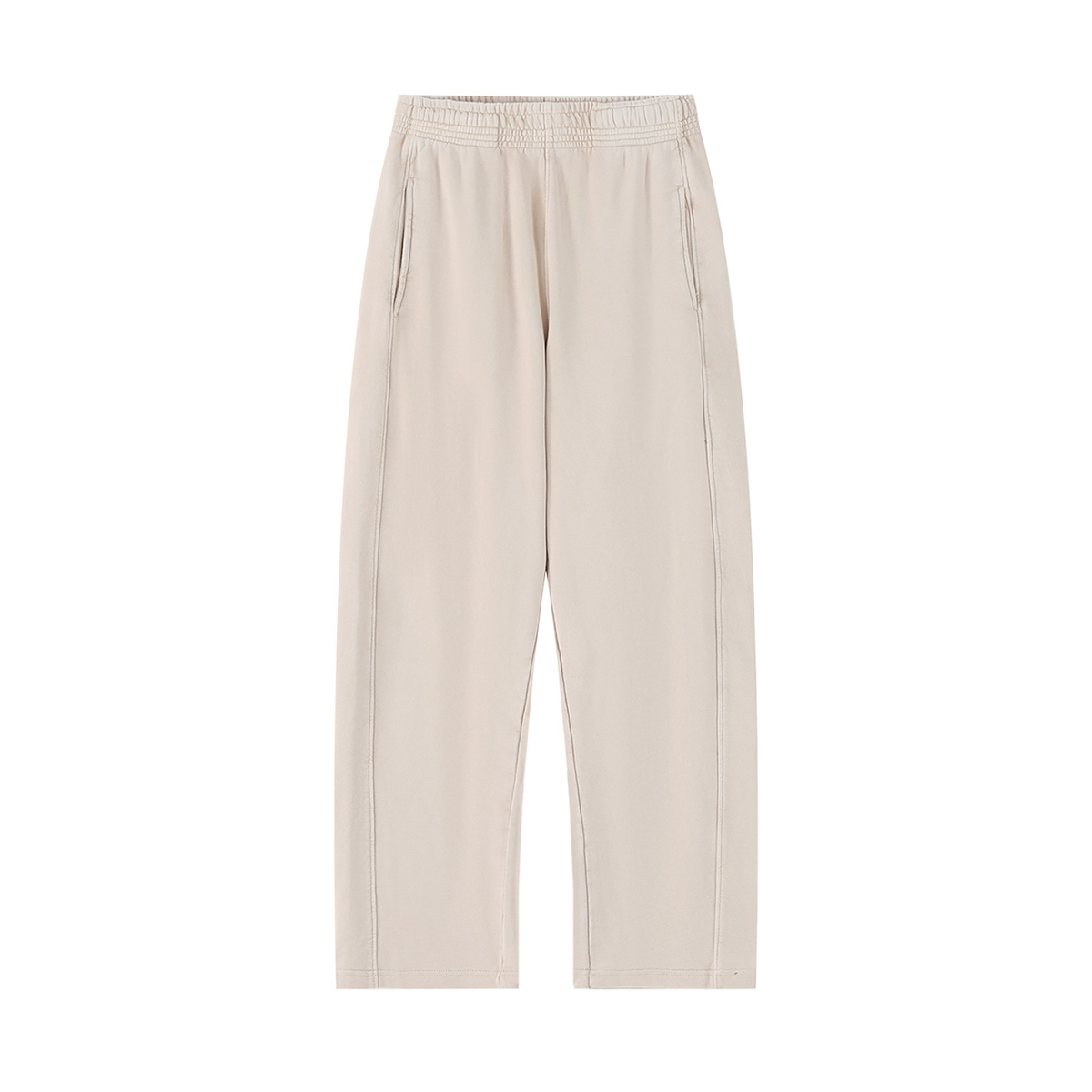 Rechte joggingbroek met ‘mineral wash’-effect