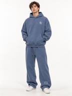 Unisex vintage-look boxy fleece-hoodie