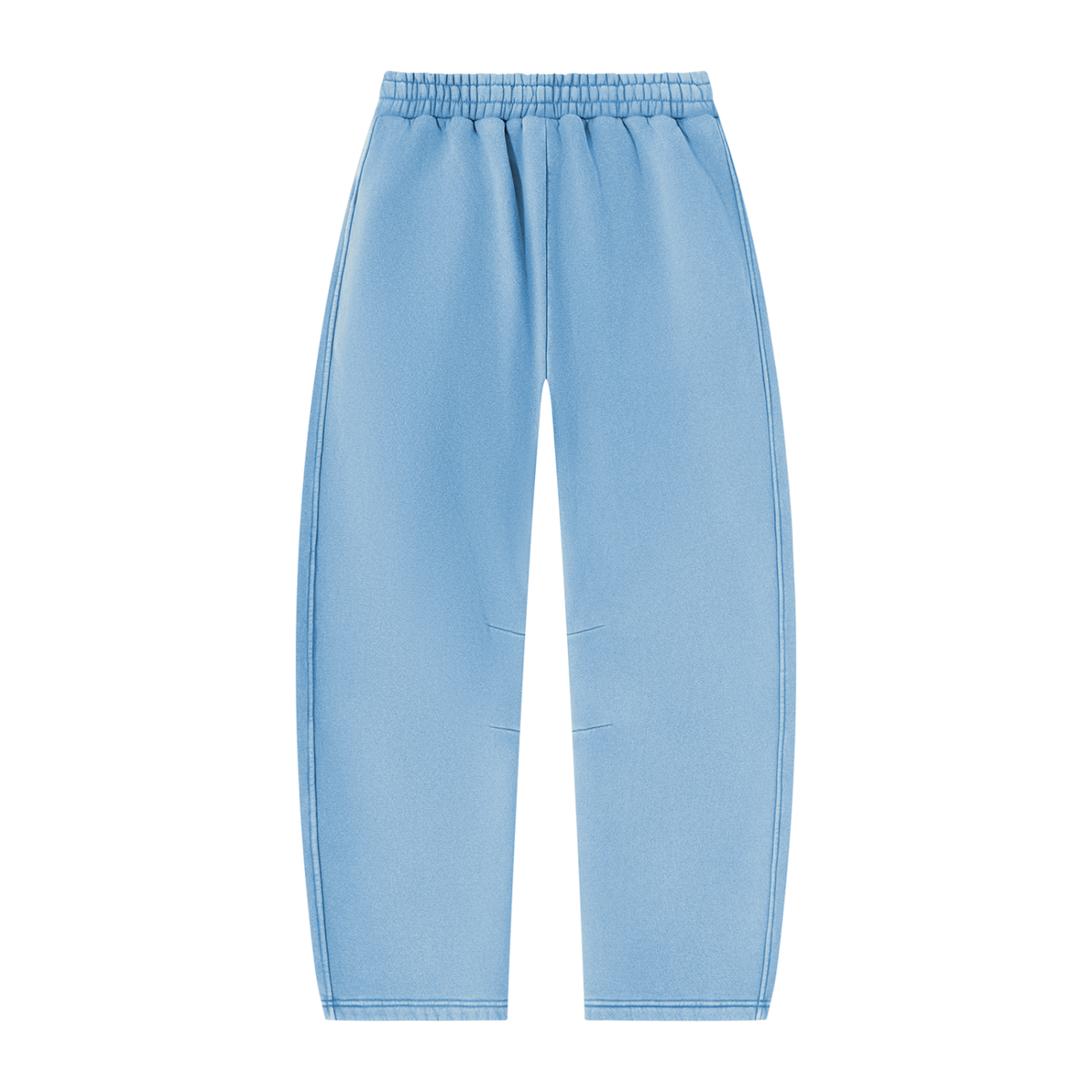 Unisex Vintage Wash Barrel-Leg Fleece Sweatpants