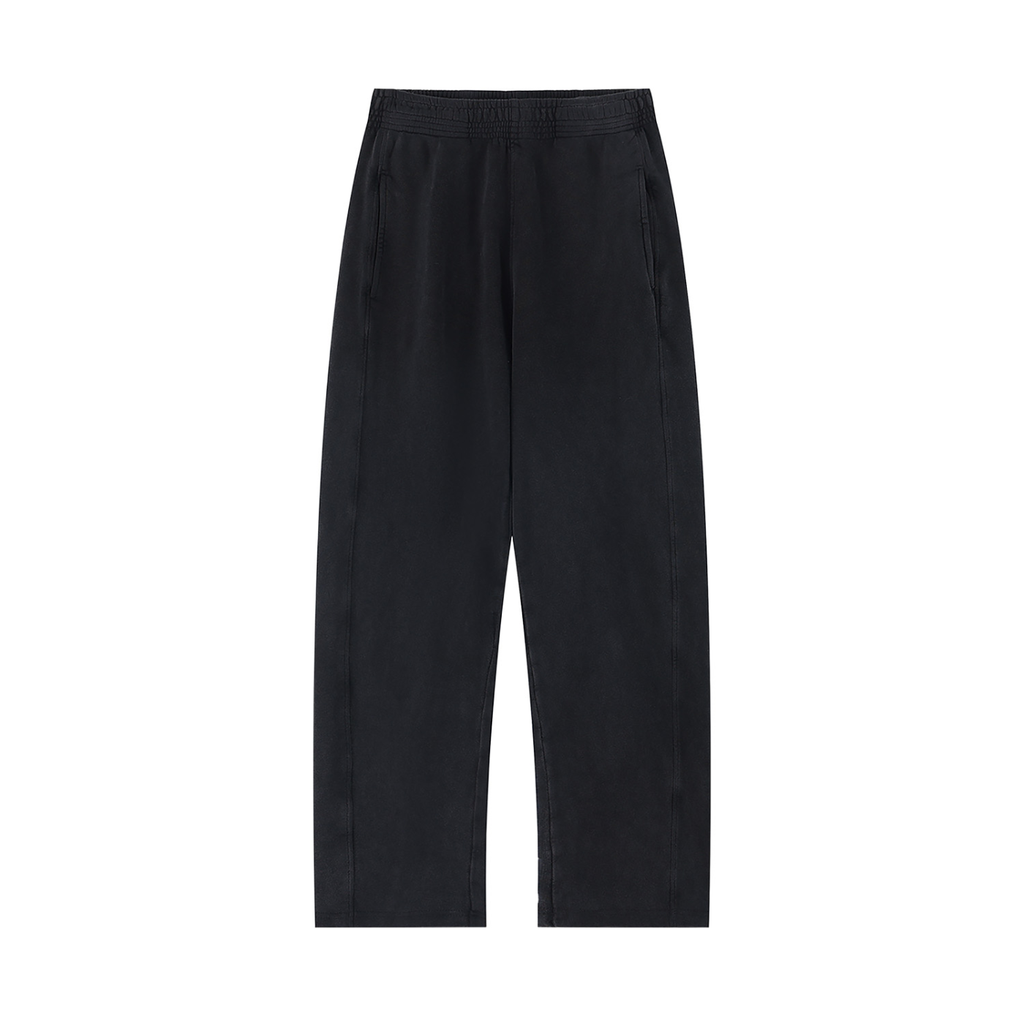 Rechte joggingbroek met ‘mineral wash’-effect