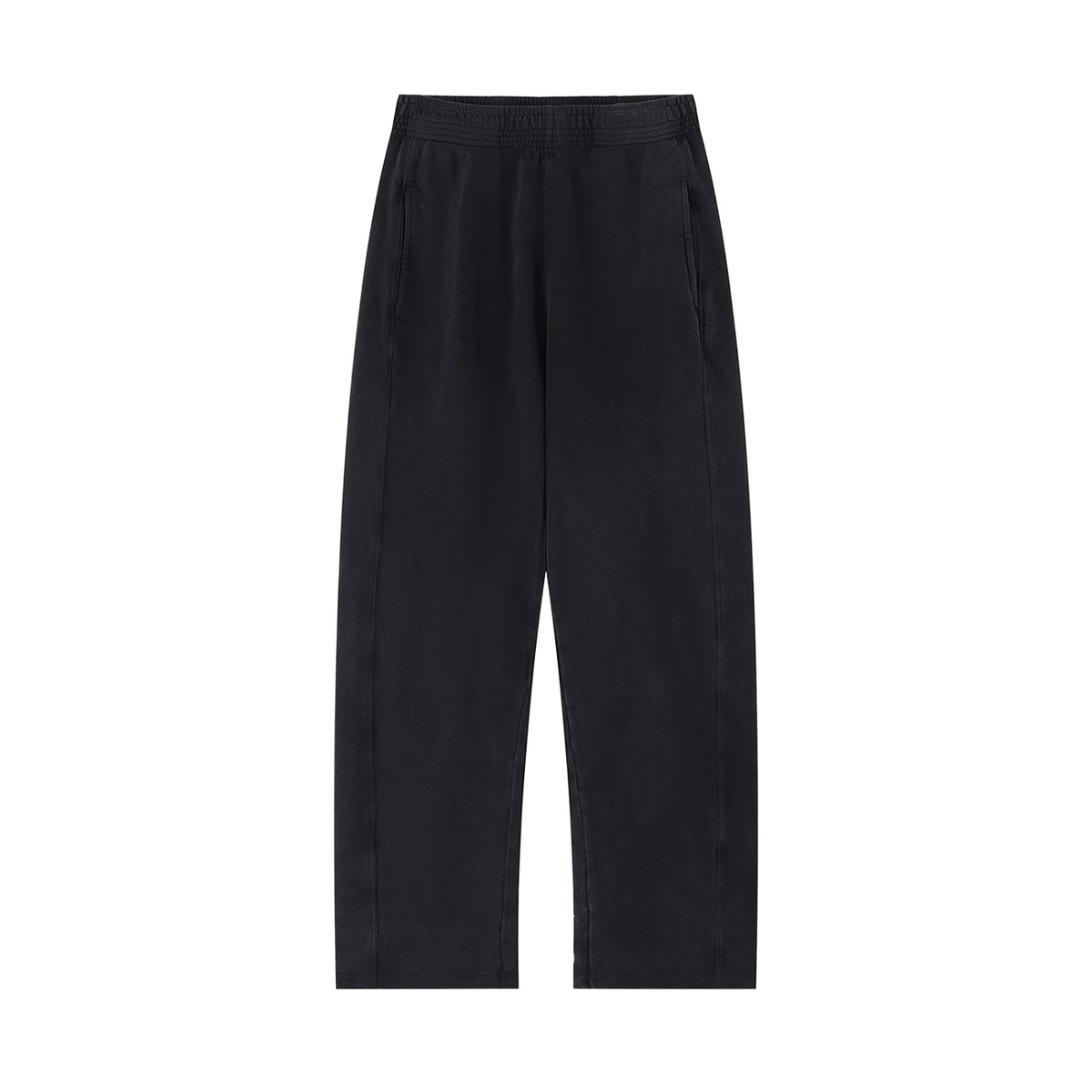 Rechte joggingbroek met ‘mineral wash’-effect