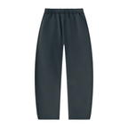 Unisex Vintage Wash Barrel-Leg Fleece Sweatpants