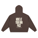 Unisex Waffle Boxy Full Zip Hoodie