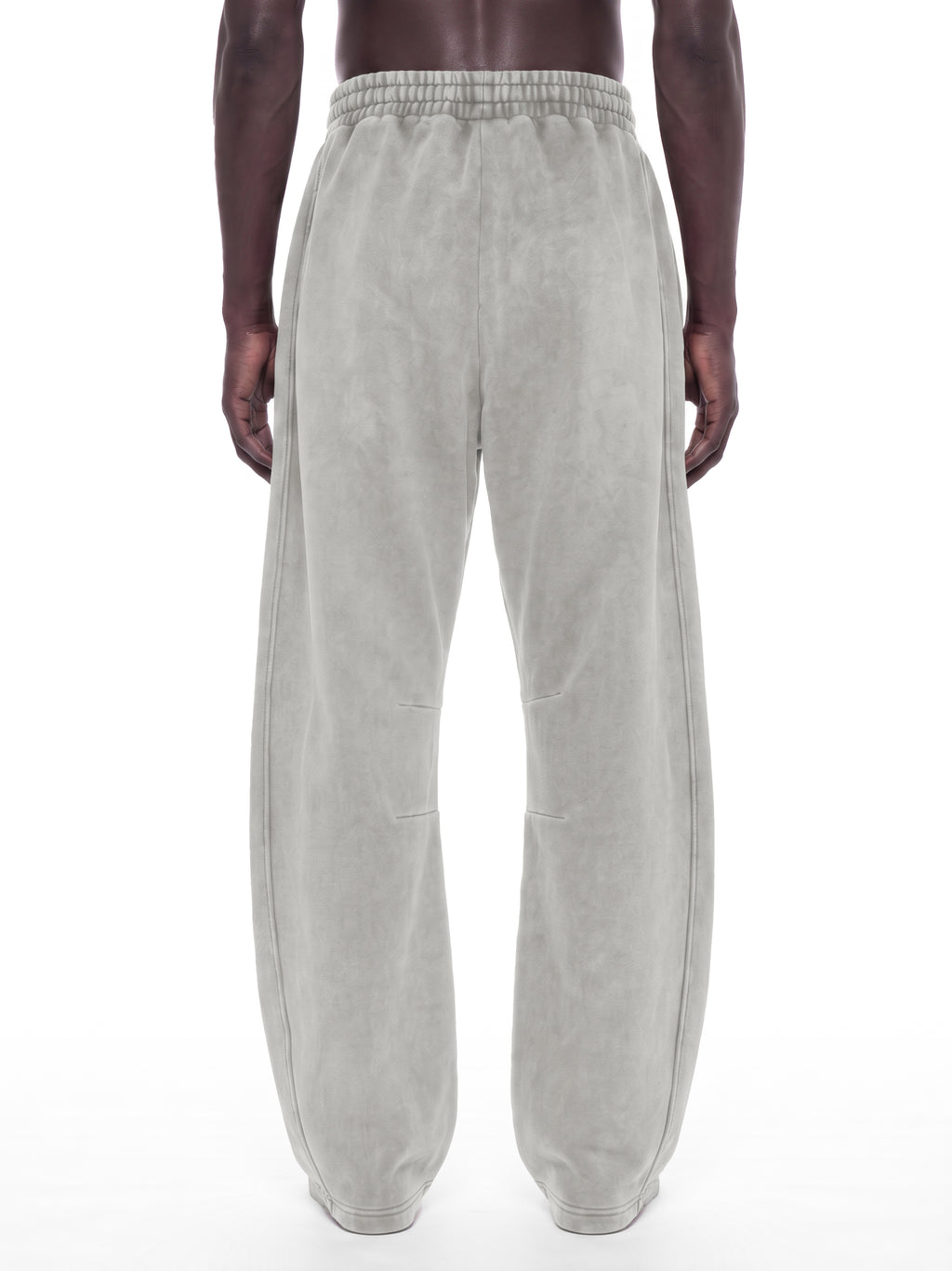 Unisex Vintage Wash Barrel-Leg Fleece Sweatpants