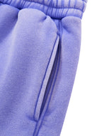 Unisex Vintage Wash Barrel-Leg Fleece Sweatpants