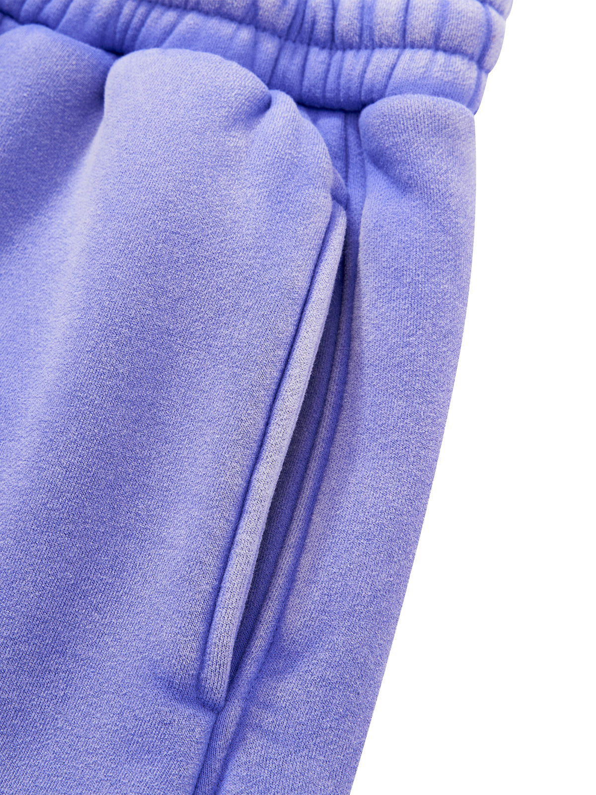 Unisex Vintage Wash Barrel-Leg Fleece Sweatpants